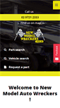 Mobile Screenshot of newmodelwreckers.com.au